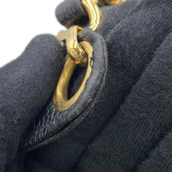 CHANEL V Stitch ChainShoulder Calfskin Black - Picture 9 of 16